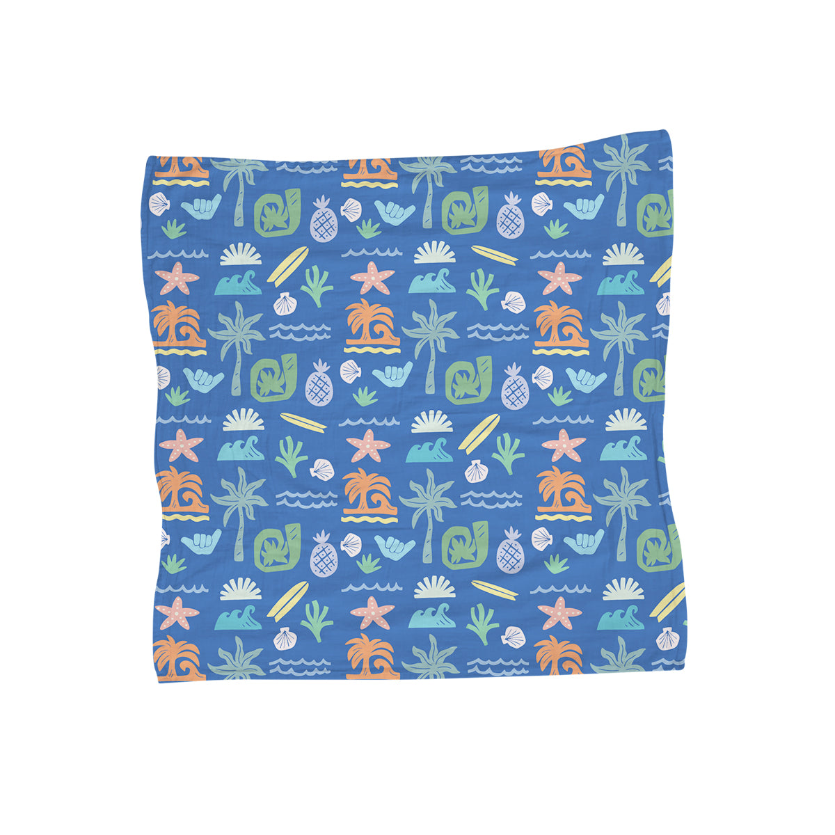 47in Sea Stoked Muslin Blanket