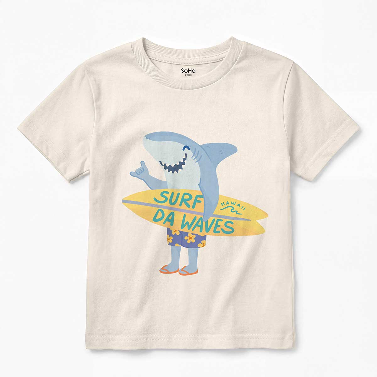 ウェア keio Ivory Surf Da Waves Keiki T-Shirt – SoHa Living