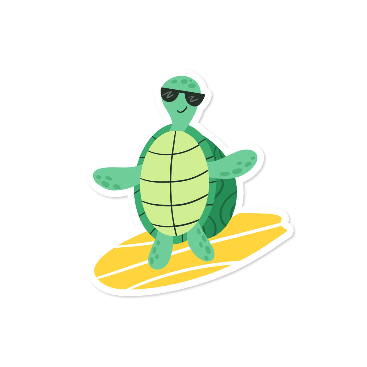 Honu Surfing Sticker – SoHa Living
