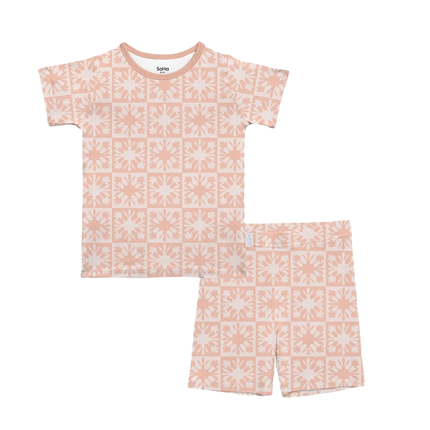 Hibiscus Quilt Pajamas Short