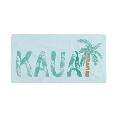 Kauai Palm Tree Beach Towel