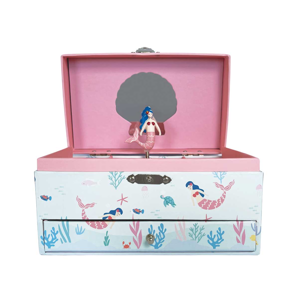 Mermaid Doll Music Box Large, Pink – SoHa Living