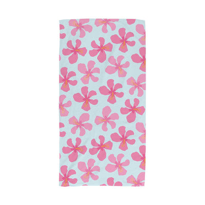 Pink Hibiscus Beach Towel