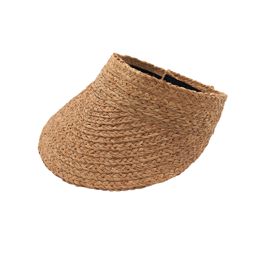 neuron にゅうろん 2way Raffia hat Viviani - Raffia summer hat