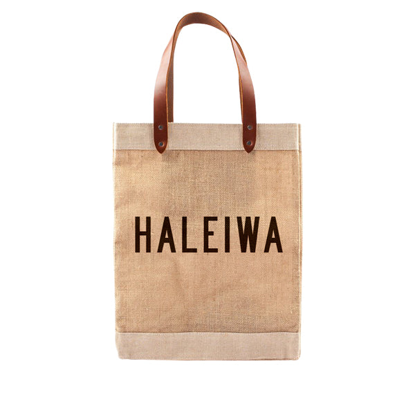 Market Tote Hale'iwa (Black Lettering) – SoHa Living