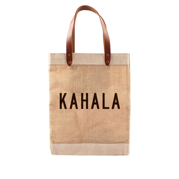 トートバッグ KAHALA CREALIONS MADE IN HAWAII U.S.A Market Tote Kahala (Black Lettering) – SoHa Living