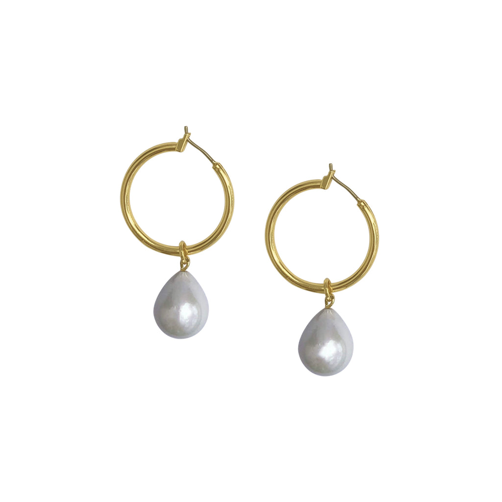 ☆HEI☆ hug pearl ribbon earring HE24SPEFG691XXFR Trendolla Premium Handmade Diverse Jewelry – Trendolla Jewelry