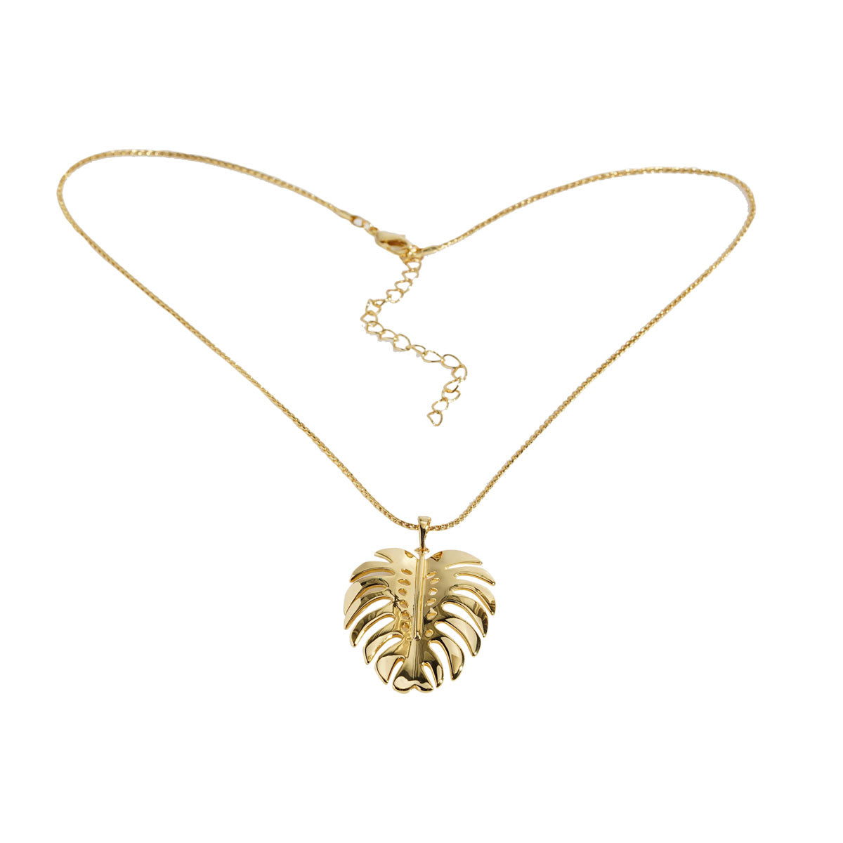monstera necklace Monstera Necklace, Gold