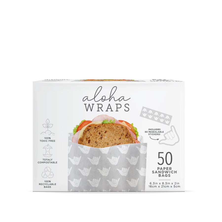 Aloha Wraps Shakas Sandwich Bags – SoHa Living