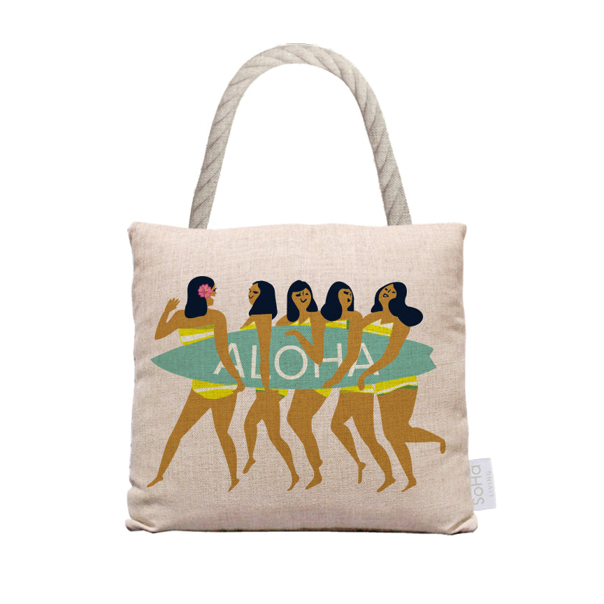 ✼ALOHA✼ Surfer Girls Aloha Door Hanger – SoHa Living